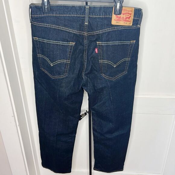 Levi’s Men’s 541 Dark Wash Jeans 34 x 30 - Picture 7 of 7